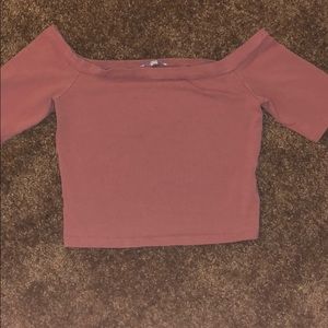Charlotte Russe Tops - Off the shoulder crop top Charlotte Russe Tops - Off the shoulder crop top